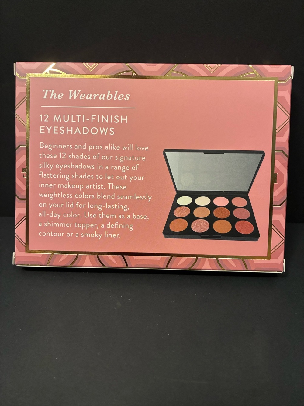 Laura Geller The Wearables Pinking of You 12 Multi-Finish Eyeshadow Palette BNIB - Picture 3 of 4